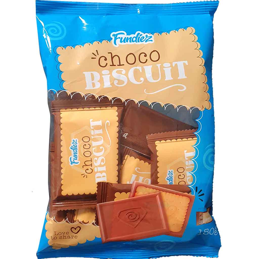 Fundiez Choco Biscuits 150g MHD:27.5.25