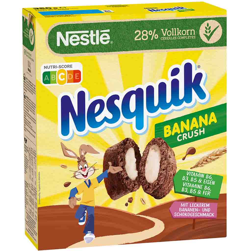 Nestle Nesquik Banana Crush 350g MHD:20.11.23