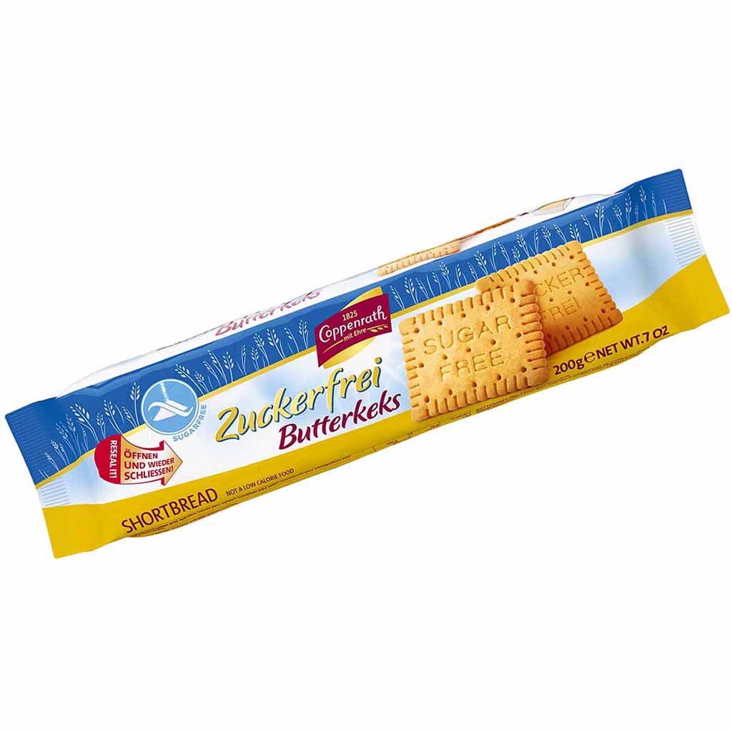 Coppenrath Zuckerfrei Butterkeks 200g MHD:28.4.25