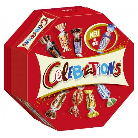 Celebrations Schokoriegel Mix 186g MHD:22.9.24