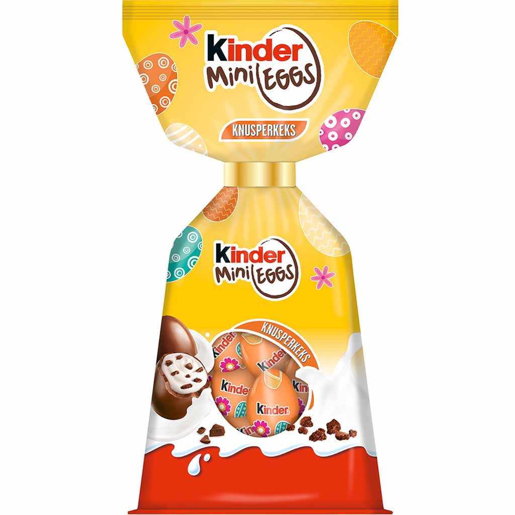 kinder Mini Eggs Knusperkeks 15er 85g MHD:21.8.23
