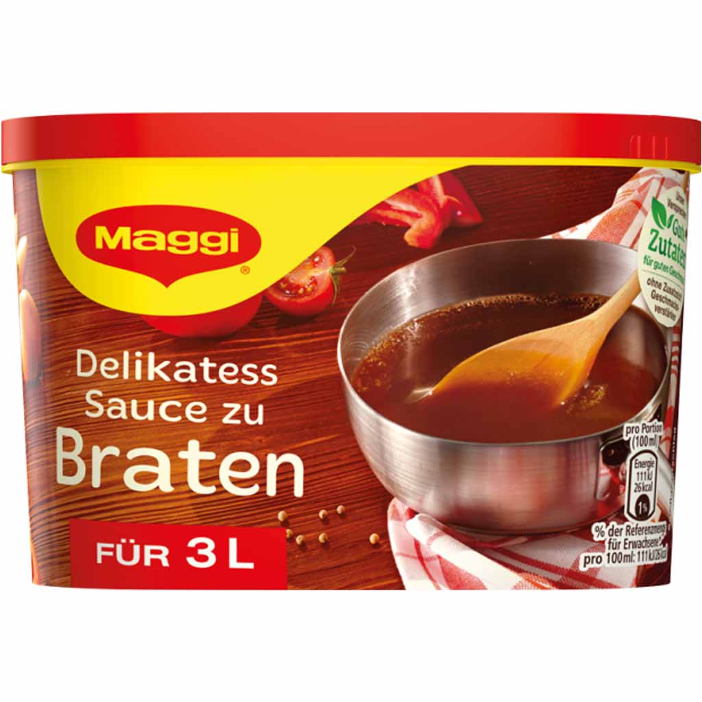 Maggi Delikatess Sauce zu Braten für 3L 277g MHD:28.6.25