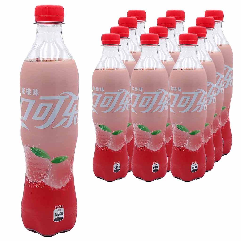 12x Coca-Cola White Peach  PET á 0,5L=6L 