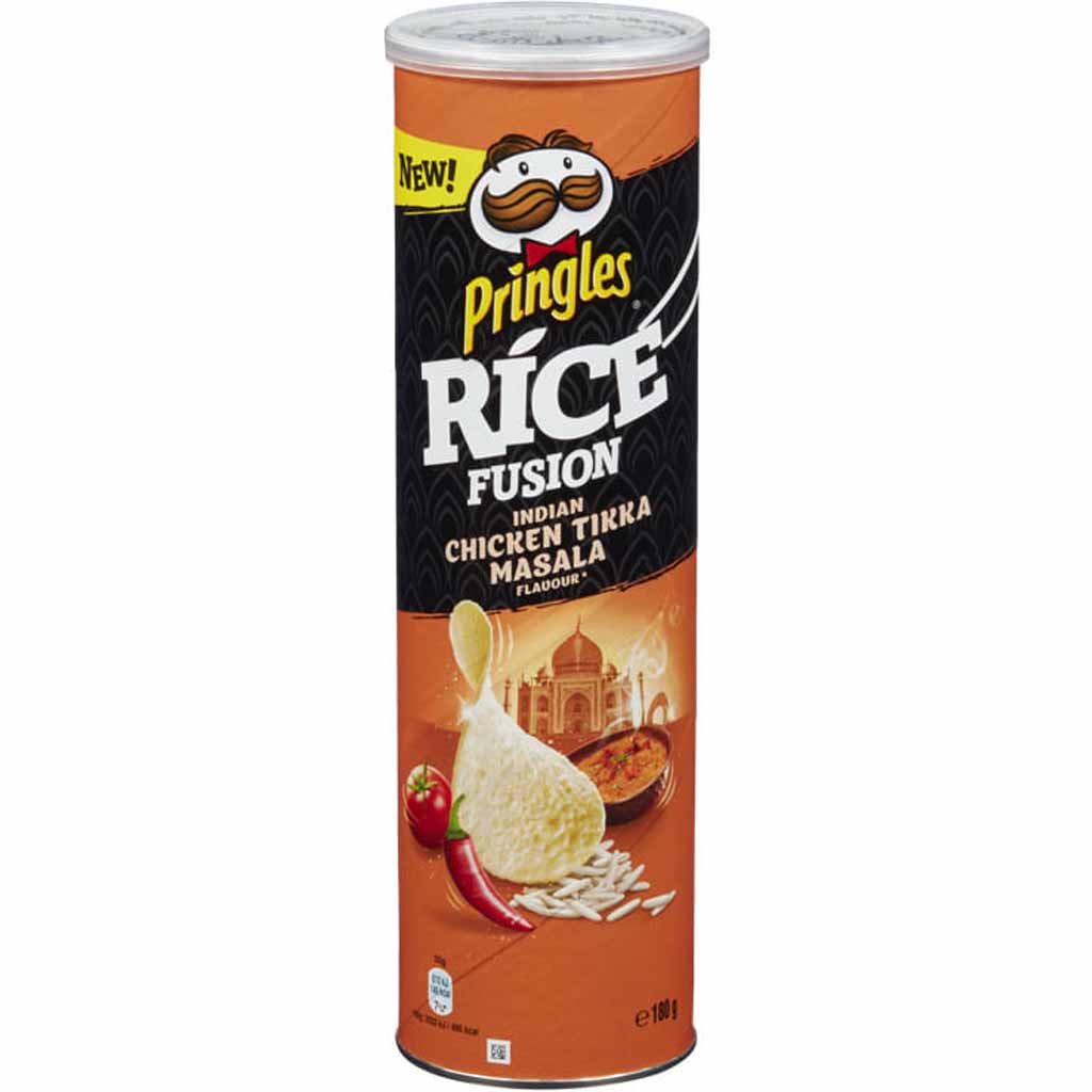 Pringles Rice Fusion Indian Chicken Tikka Masala 180g MHD:18.11.21
