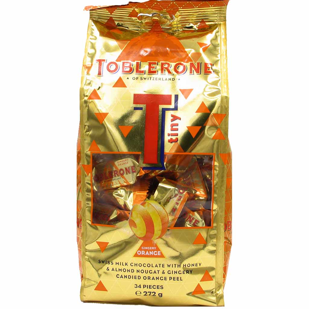 Toblerone Tiny Gingery Orange 34er 272g MHD:19.4.21