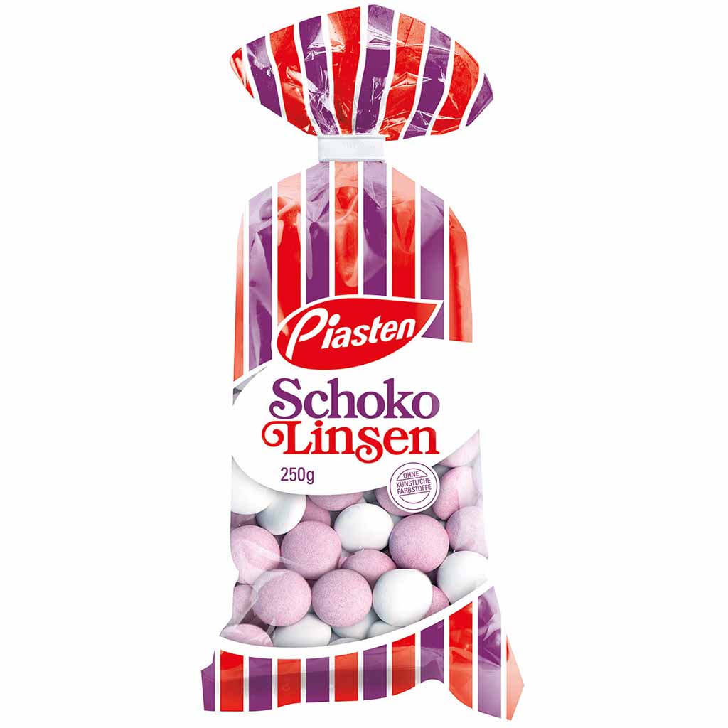 Piasten Schokolinsen 250g MHD:18.6.23