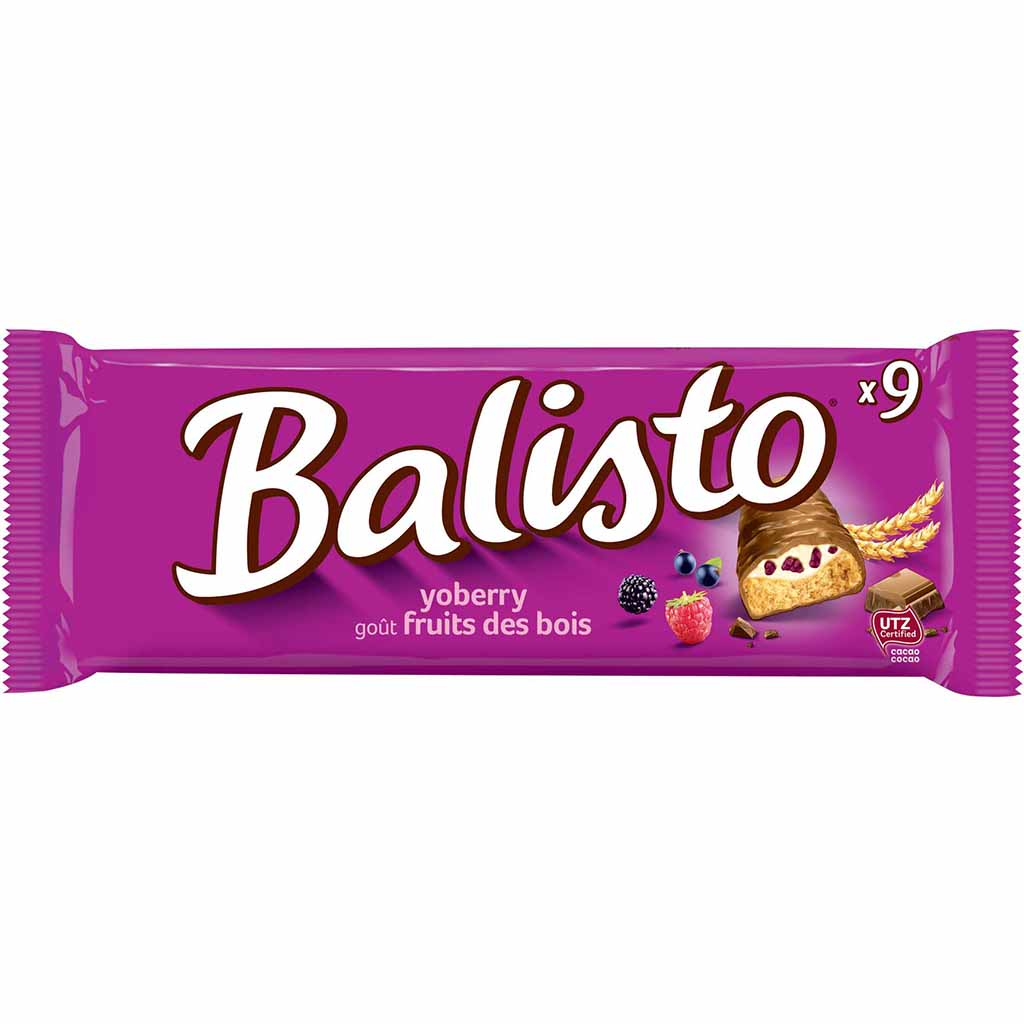 Balisto Joghurt-Beeren-Mix 9er Schokoriegel