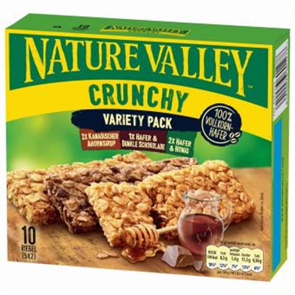 Nature Valley Müsliriegel Crunchy Variety Pack 5x42g MHD:5.2.25