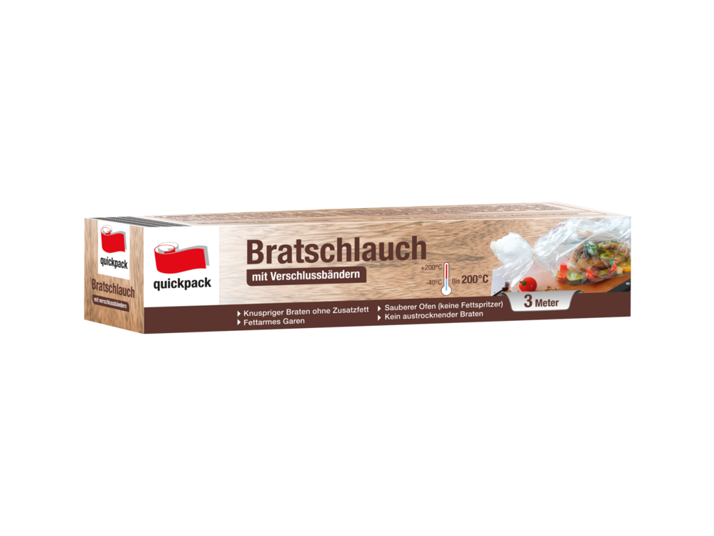 Bratschlauch 30cm x 3 meter von Quickpack