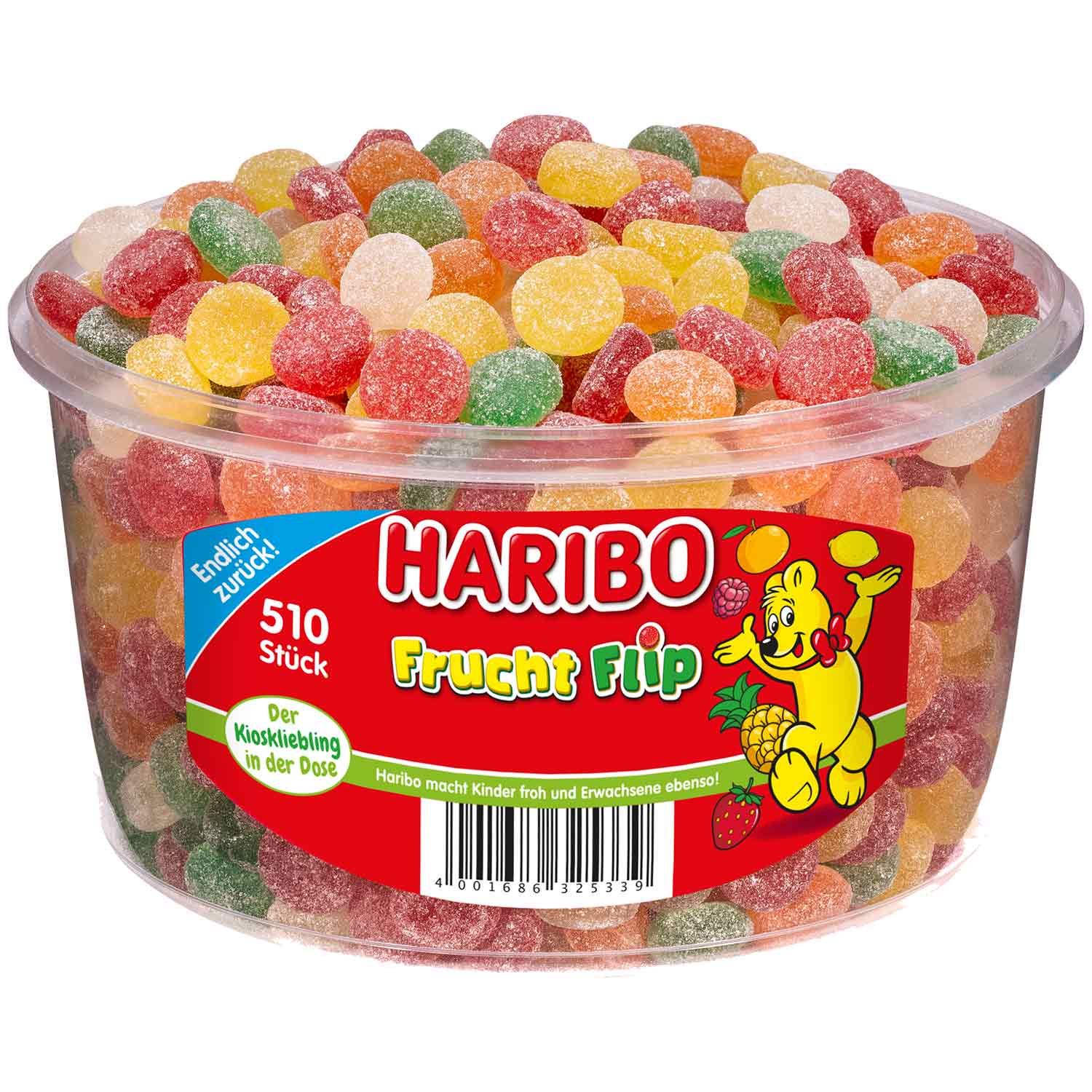 Haribo Frucht Flip 510er MHD:30.8.25