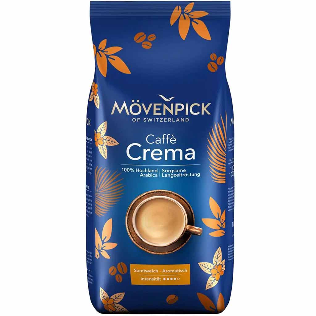 Mövenpick Caffe Crema ganze Bohne 1kg MHD:30.12.25