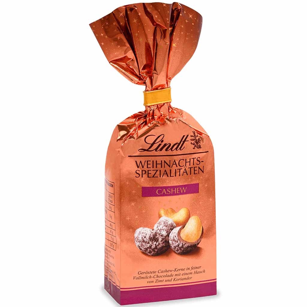 Lindt Weihnachts-Spezialitäten Cashew 100g MHD:30.3.25