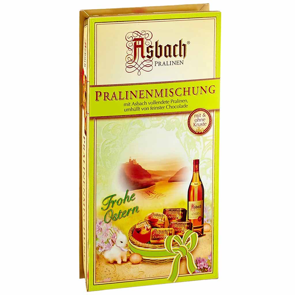 Asbach Pralinen Mischung mit und ohne Kruste 125g MHD:30.10.21