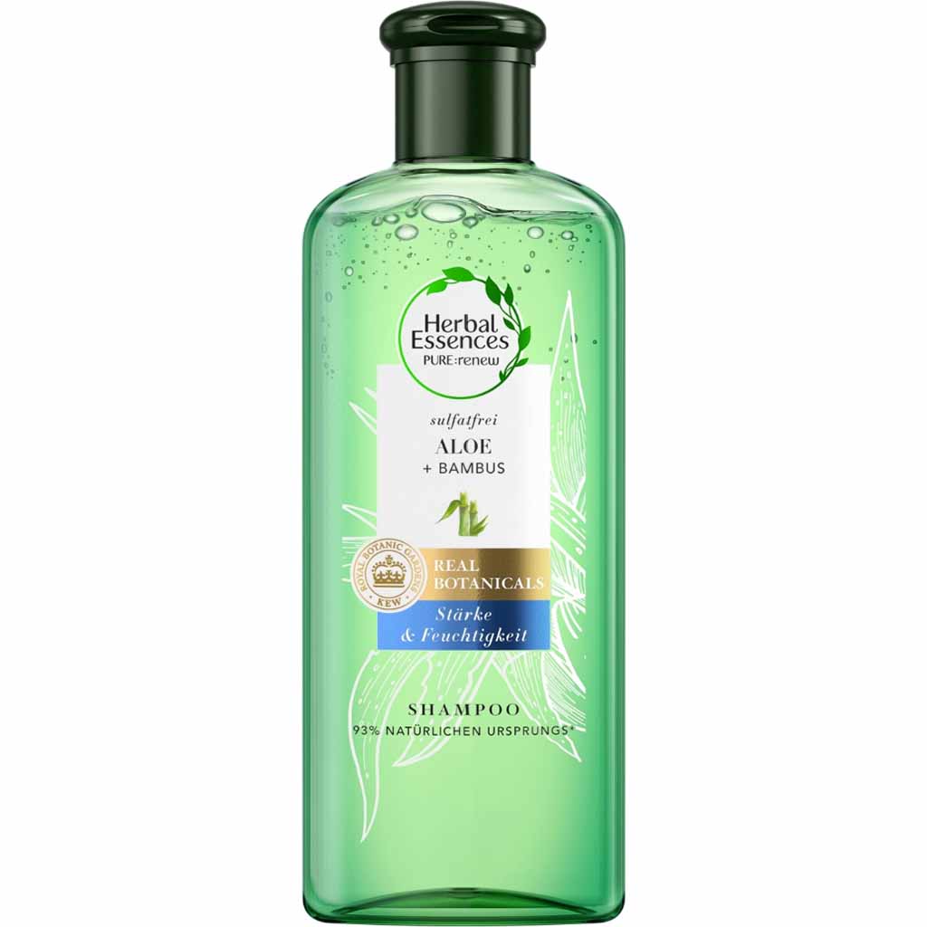 6x Herbal Essences Shampoo Aloe + Bambus á 225ml=1350ml