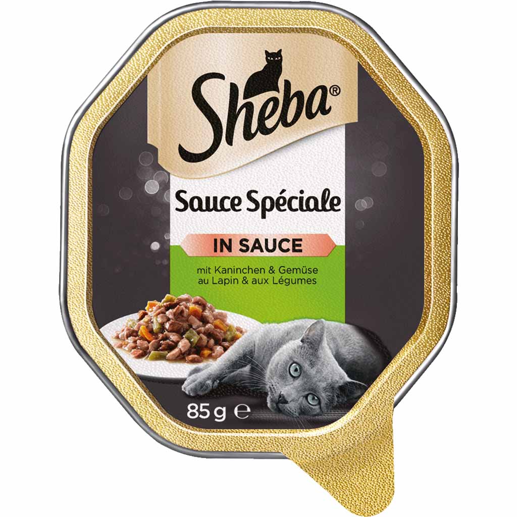 22x Sheba Sauce Speciale in Sauce mit Kaninchen und Gemüse á 85g=1870g MHD:16.12.24