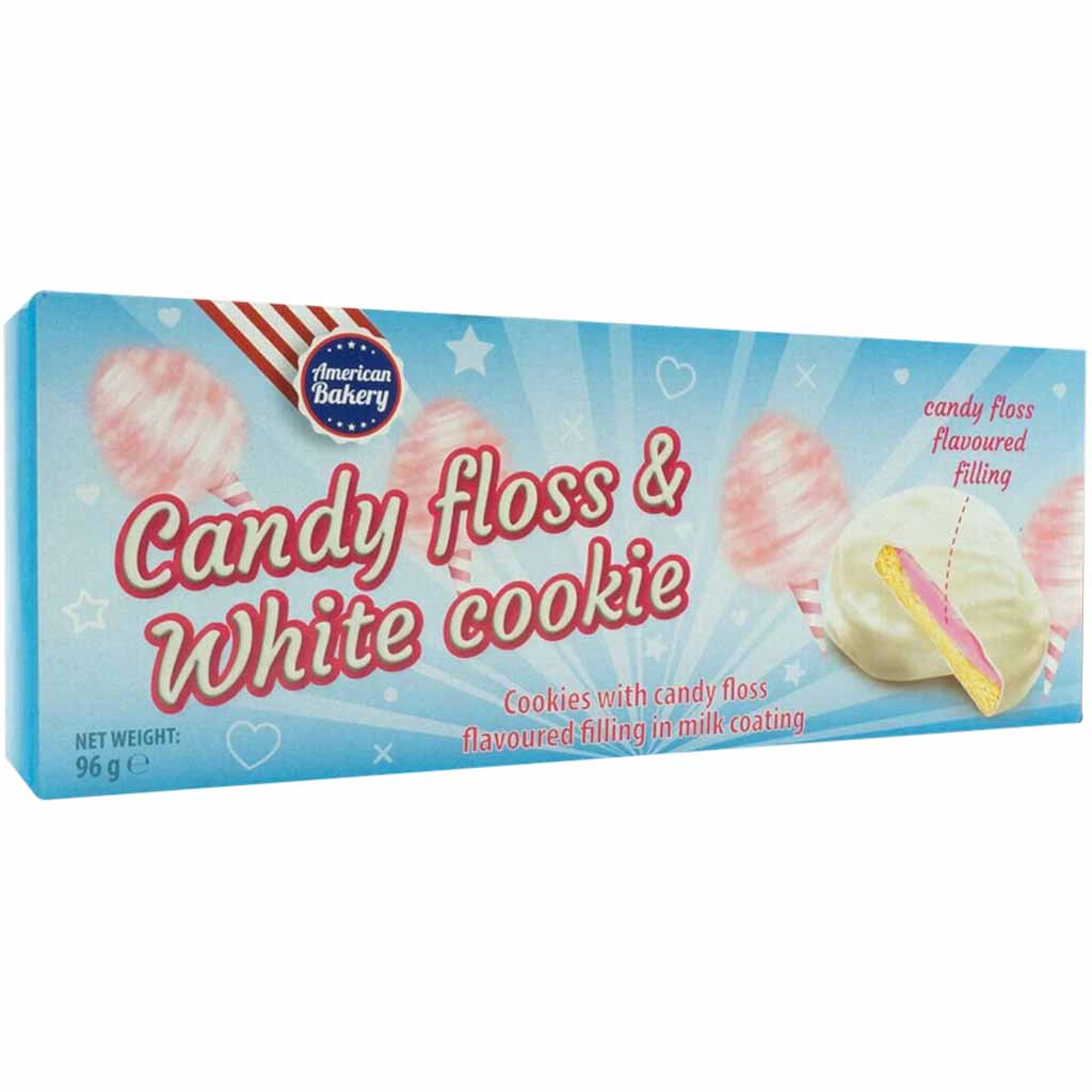 American Bakery Candy floss & White Cookie 96g MHD:25.6.25