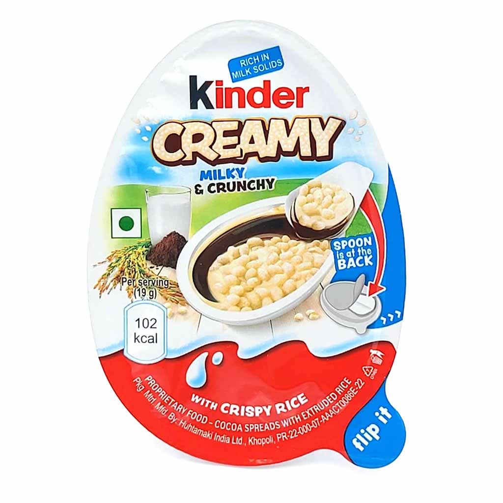 Kinder_Creamy_einzeln Kinder Creamy Milky & Crunchy 19g