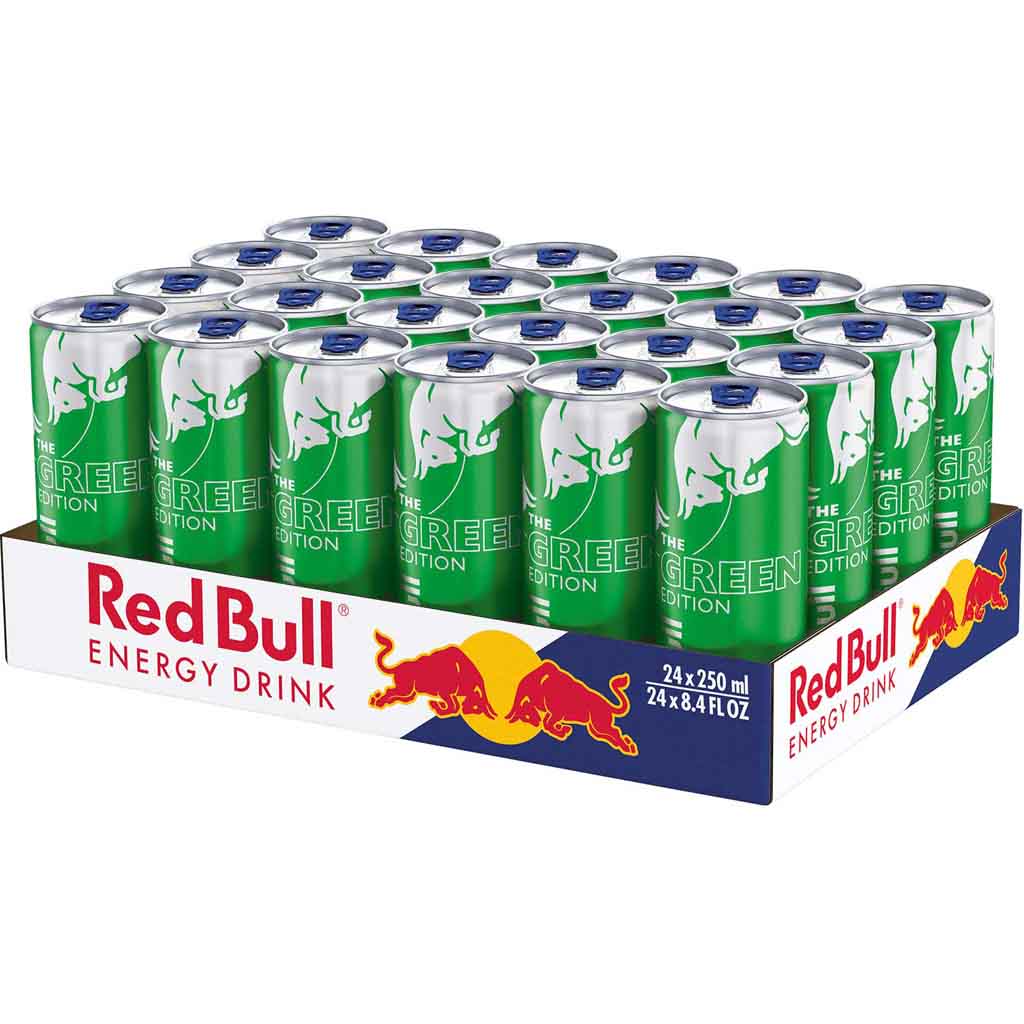 24x Red Bull The Green Edition Kaktusfrucht DOSE á 250ml=6L MHD:4.7.25