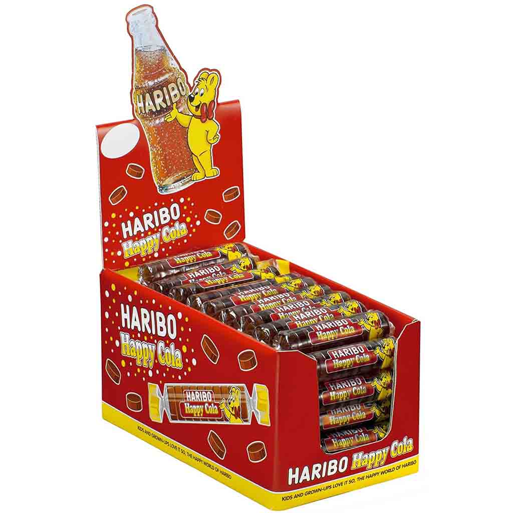 Haribo Roulette Happy Cola 50x25g=1250g MHD:30.5.25