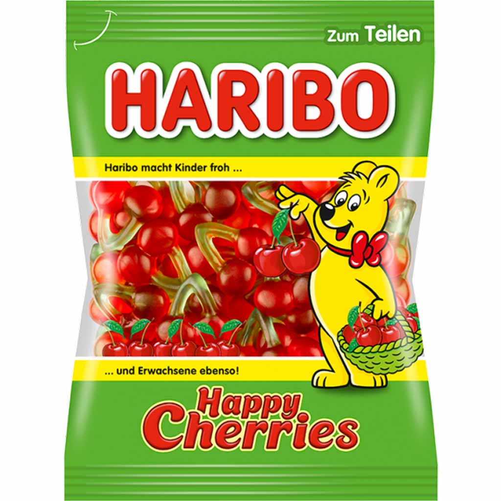 Haribo Happy Cherries 200g MHD:30.5.23