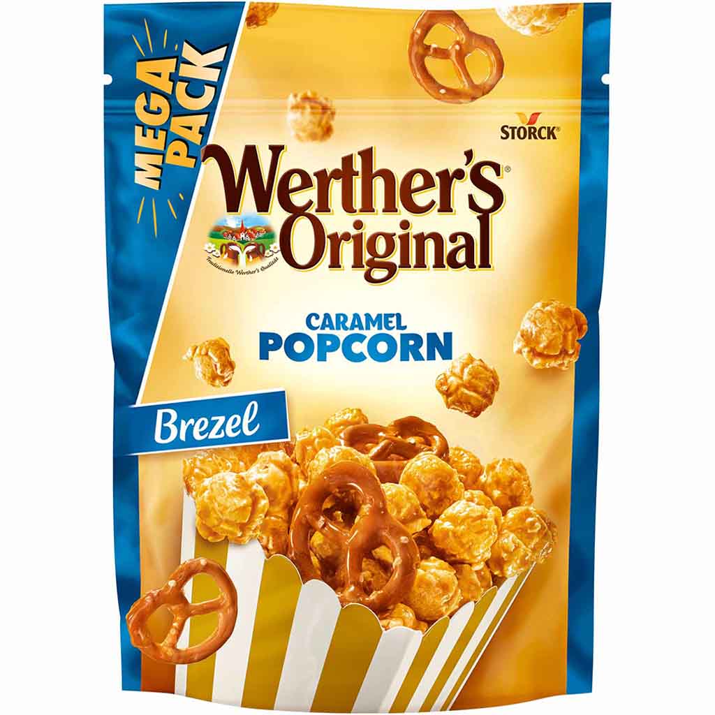 Werthers Original Caramel Popcorn Brezel 260g MHD:30.11.23