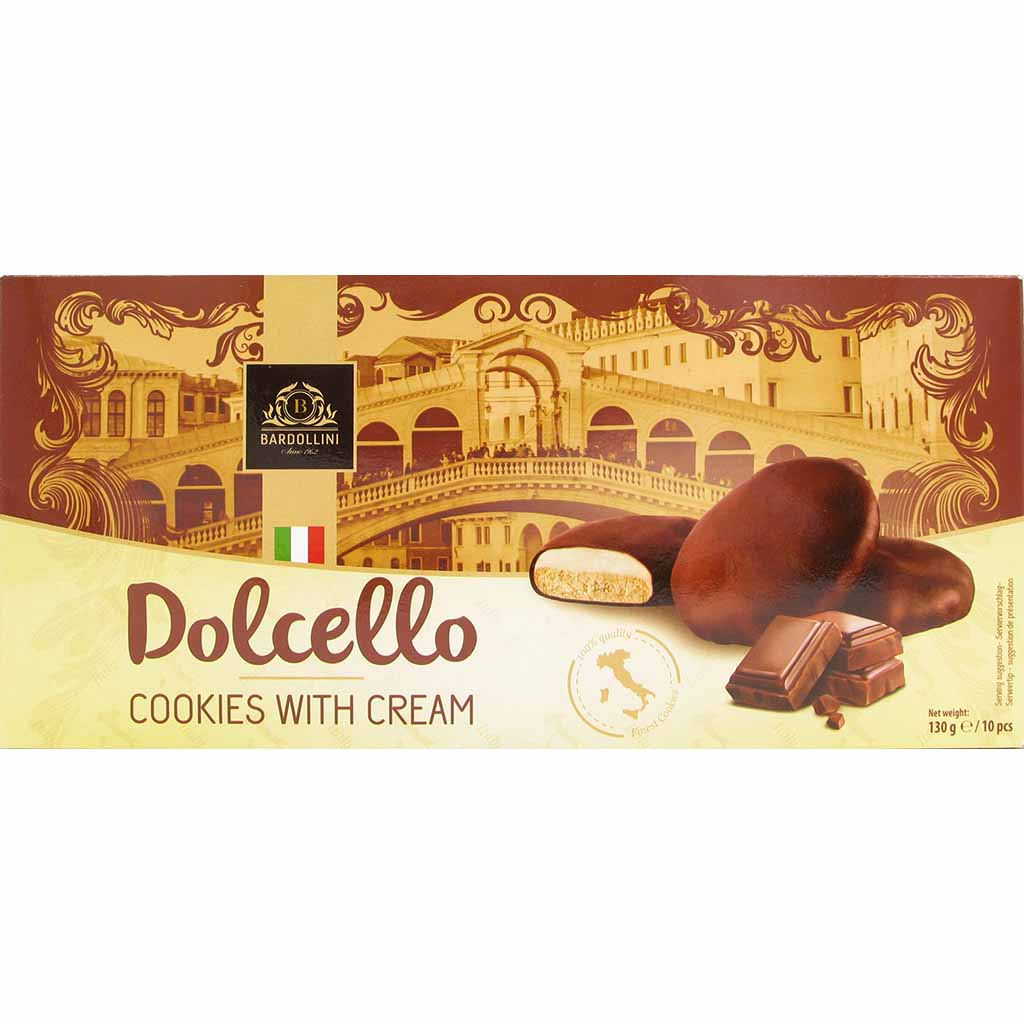 Bardollini Dolcello Kekse mit Milchcreme 130g MHD:20.3.24