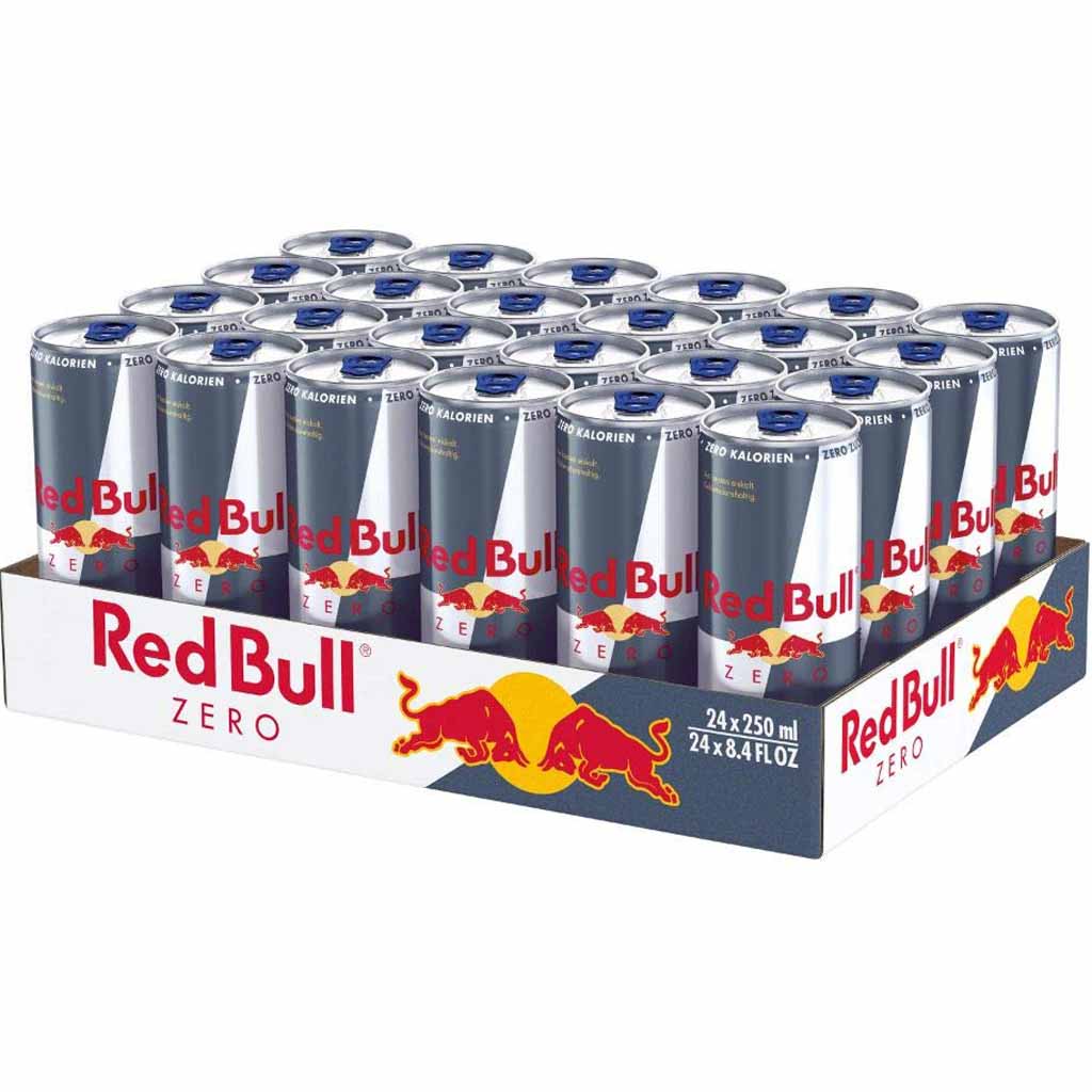 24x Red Bull Zero Energy Drink DOSE á 250ml=6L MHD:12.4.25