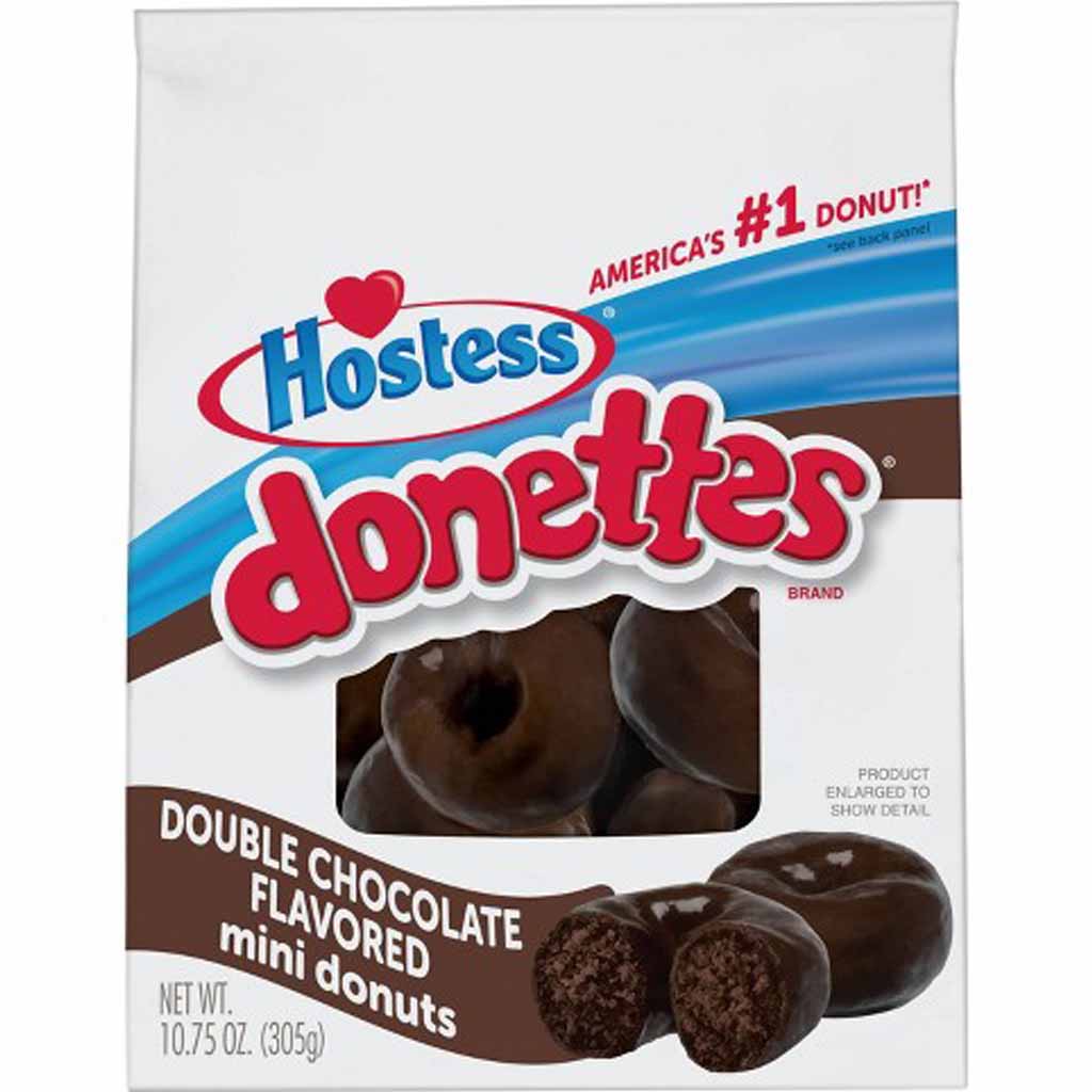 Hostess donettes mini Donuts double Chocolate 305g MHD:31.12.22