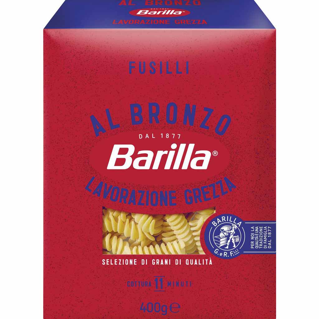 Barilla Nudeln al Bronzo Fusilli 400g MHD:1.6.26