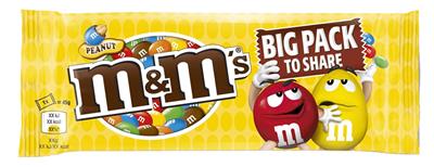 M&M Peanut 24 x 70g = 1680g   Schokolinsen mit Erdnusskern