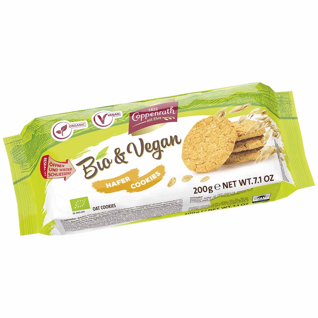 Coppenrath Bio & Vegan Hafer Cookies 200g MHD:14.11.24