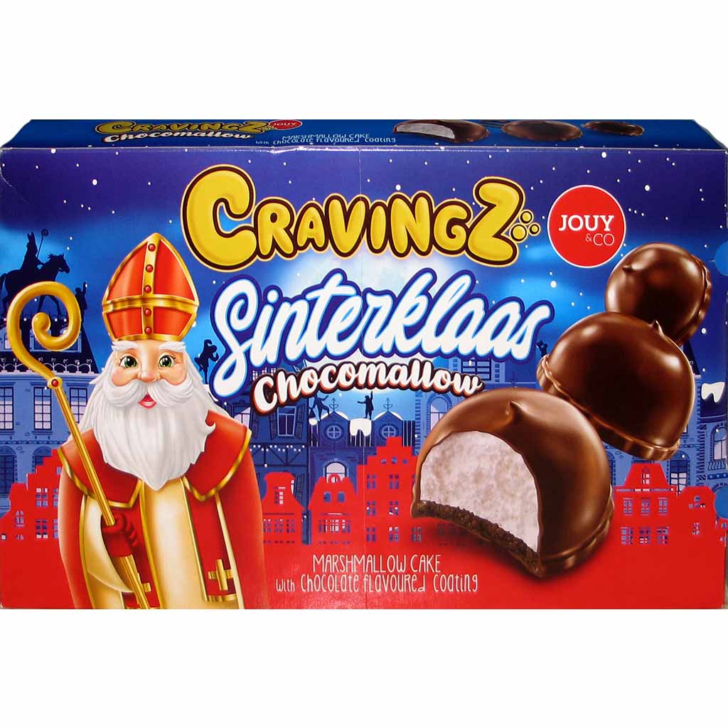 Cravingz Sinterklaas Chocomallow Marshmallow Cake 225g MHD:20.2.22