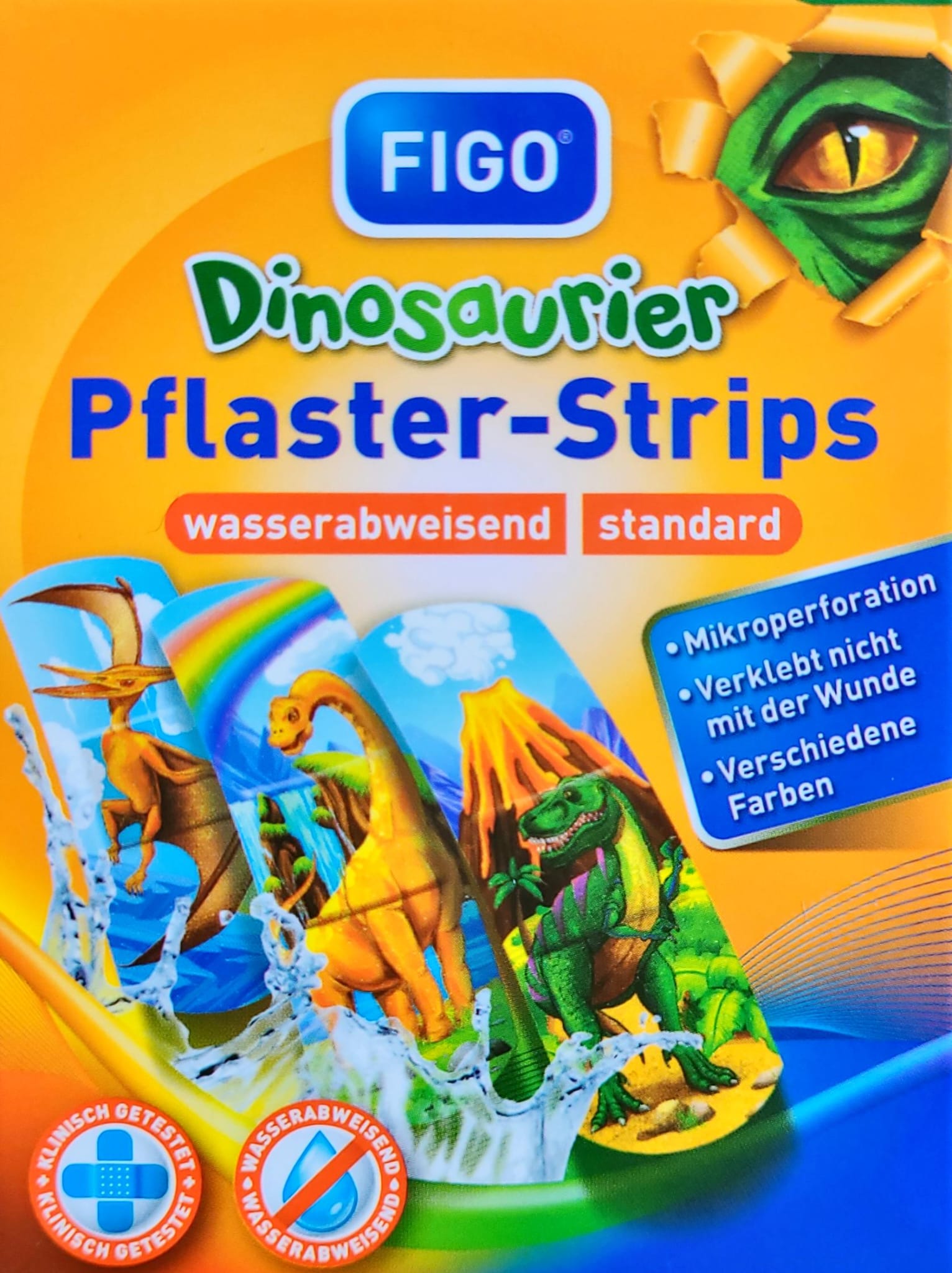 10er Kinderpflaster "Dinosaurier" MHD:30.8.26