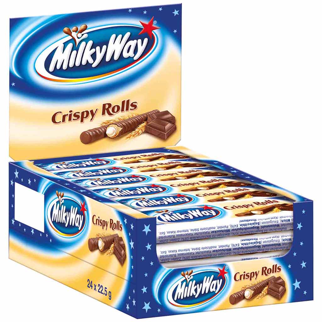 Milky Way Crispy Rolls 24er Pack  540g 