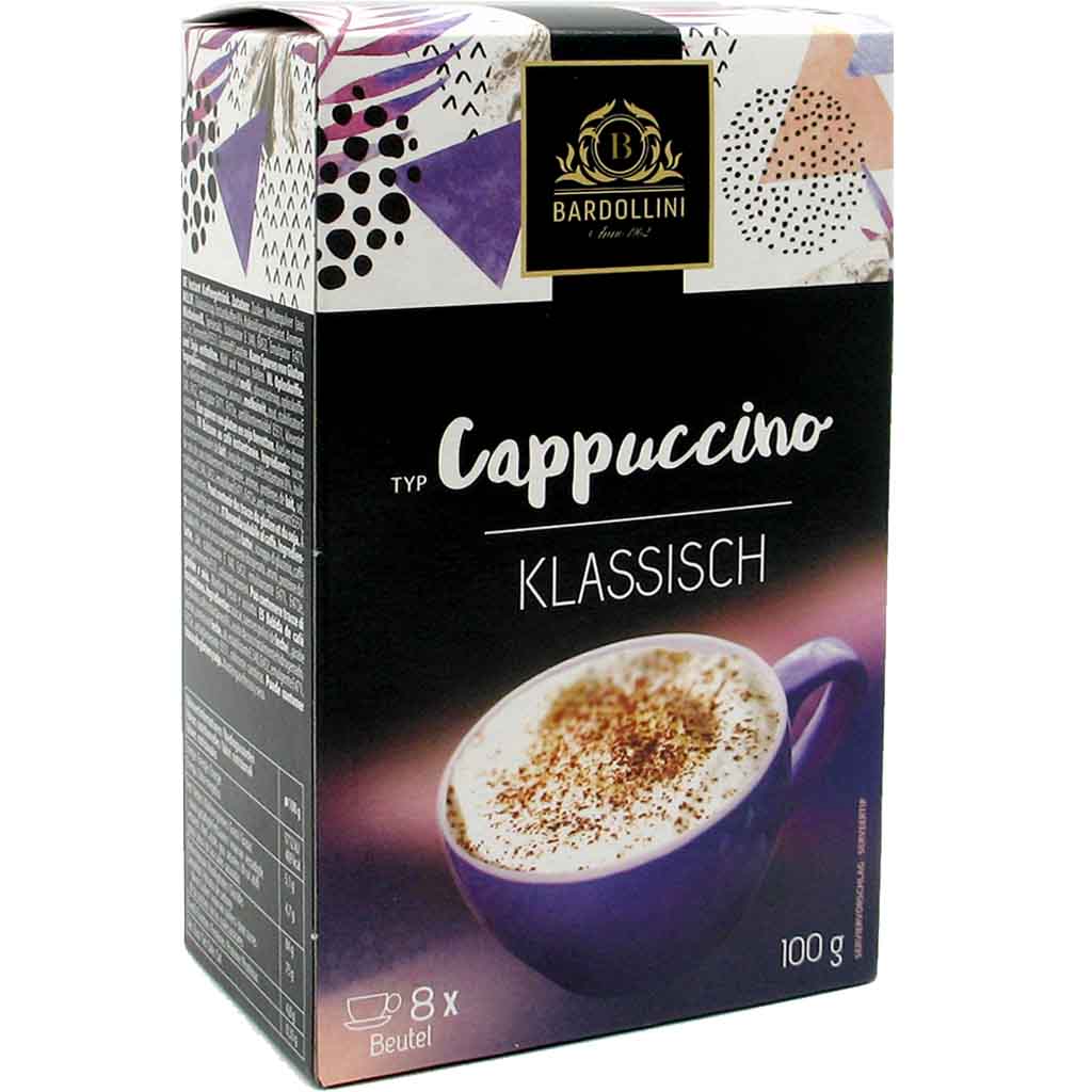 Bardollini Cappuccino Klassisch 8er 100g MHD:11.8.25