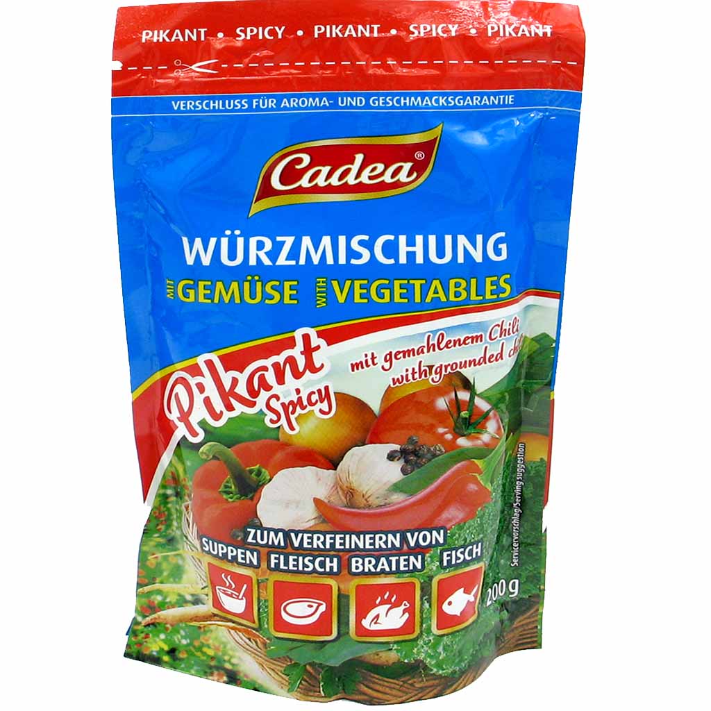 Cadea Würzmischung mit Gemüse Pikant 200g MHD:5.7.24