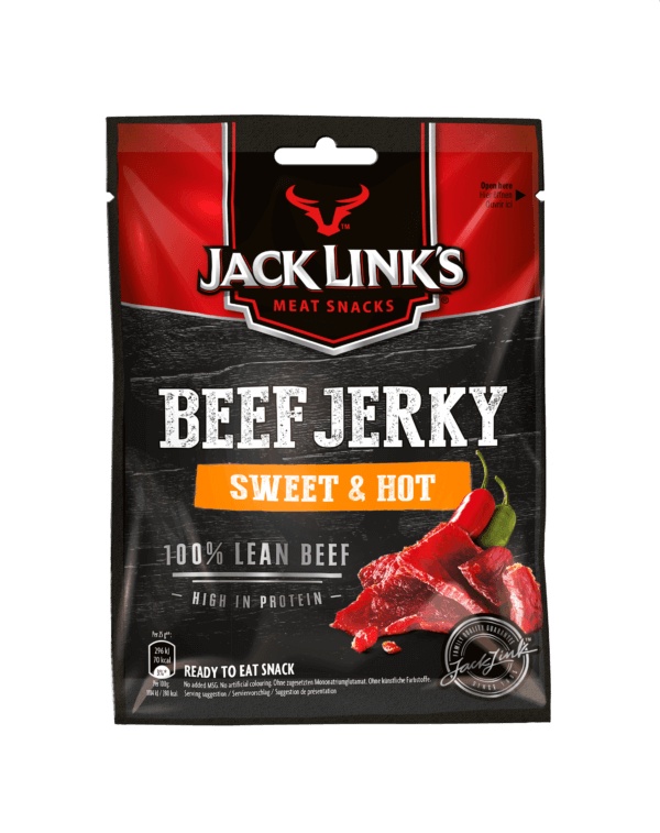 Jack Links Beef Jerky Sweet & Hot 60g MHD:16.4.25