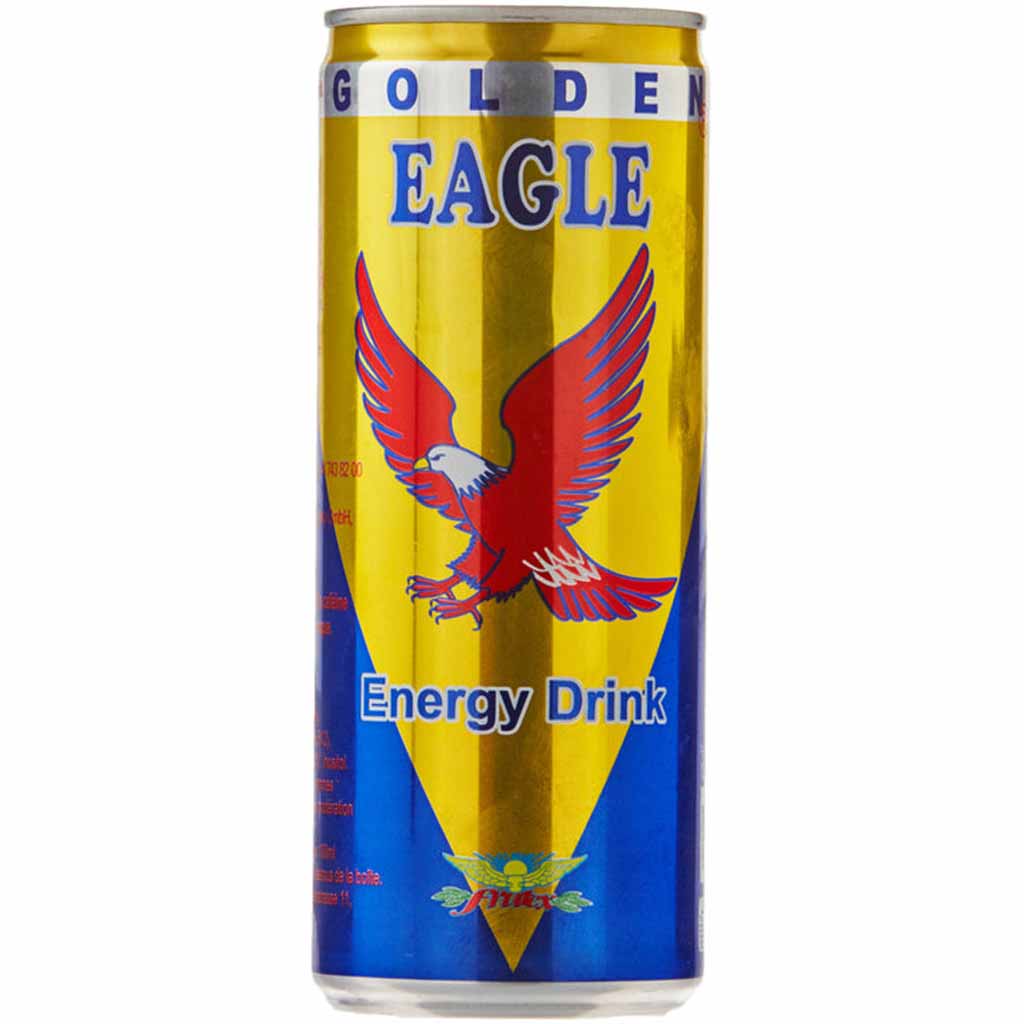 24x Golden Eagle Energy Drink DOSE á 250ml=6L MHD:28.3.26