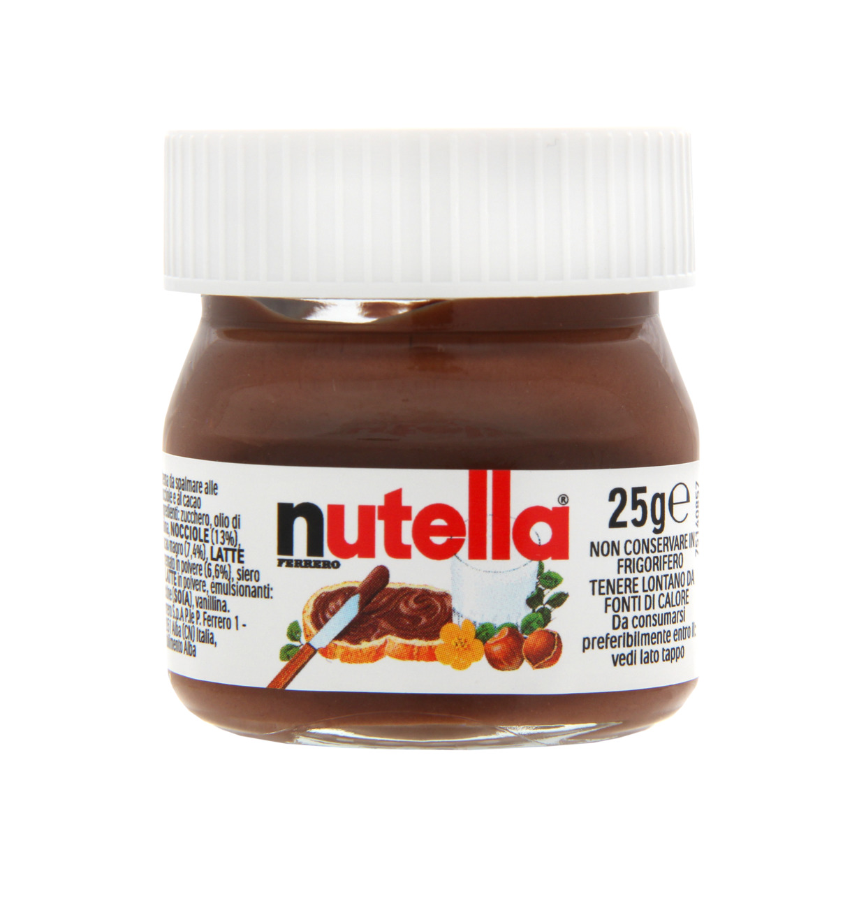 Nutella Mini 25g Glas MHD:22.1.25