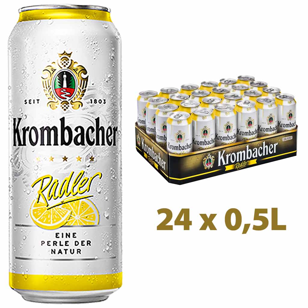 24x Krombacher Radler Dose 0,5L=12L