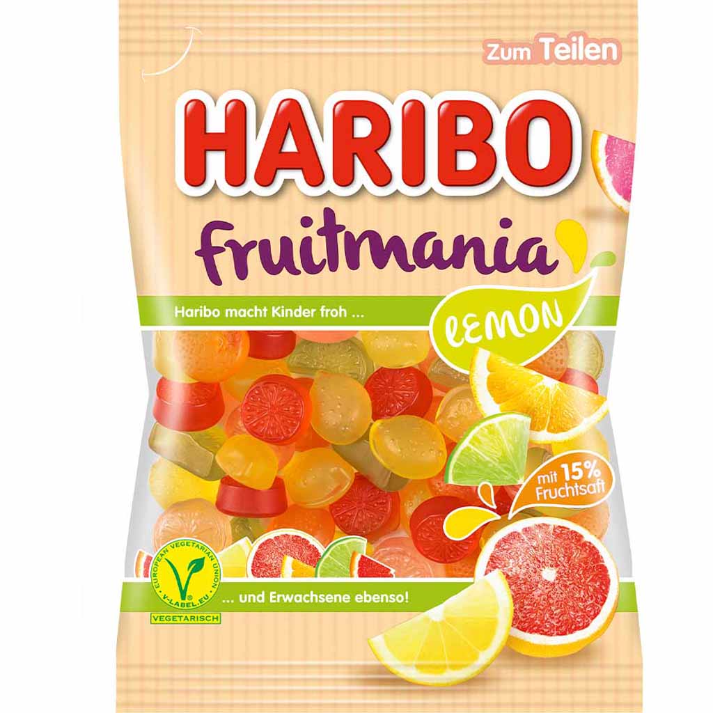 Haribo fruitmania Lemon 175g MHD:30.7.23