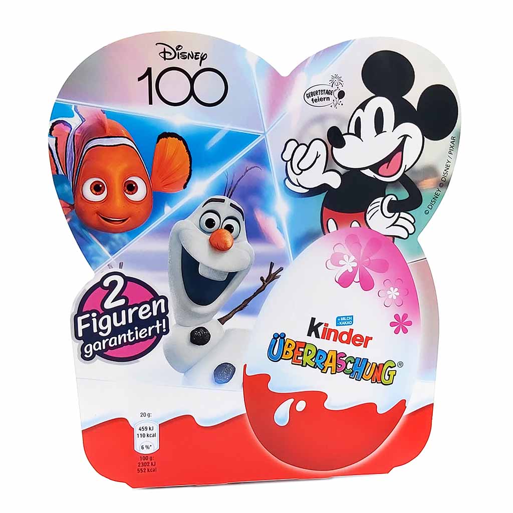 Kinder Überraschung Disney 100 Jahre 4 Eier 80g MHD:20.2.24