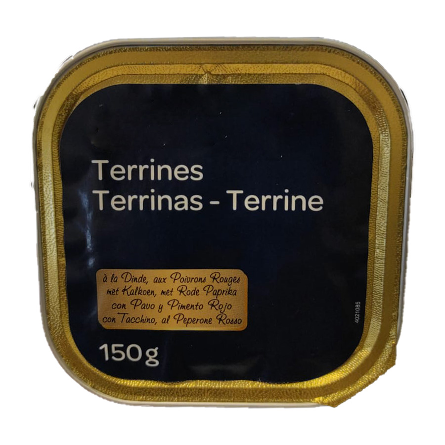 11x Marken Hundefutter Truthahn mit rotem Paprika á 150g= 1650g MHD:11.12.22