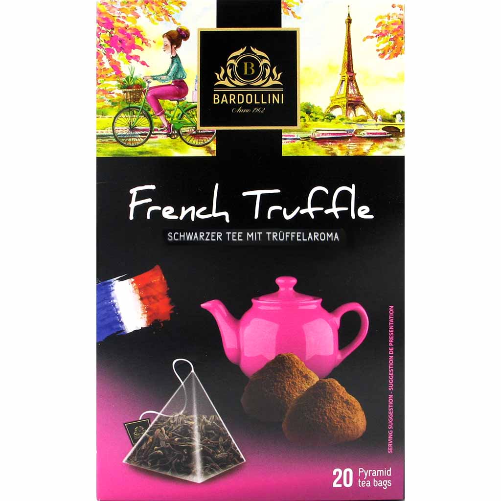 Bardollini French Truffle schwarzer Tee 20 Beutel 30g MHD:27.8.22