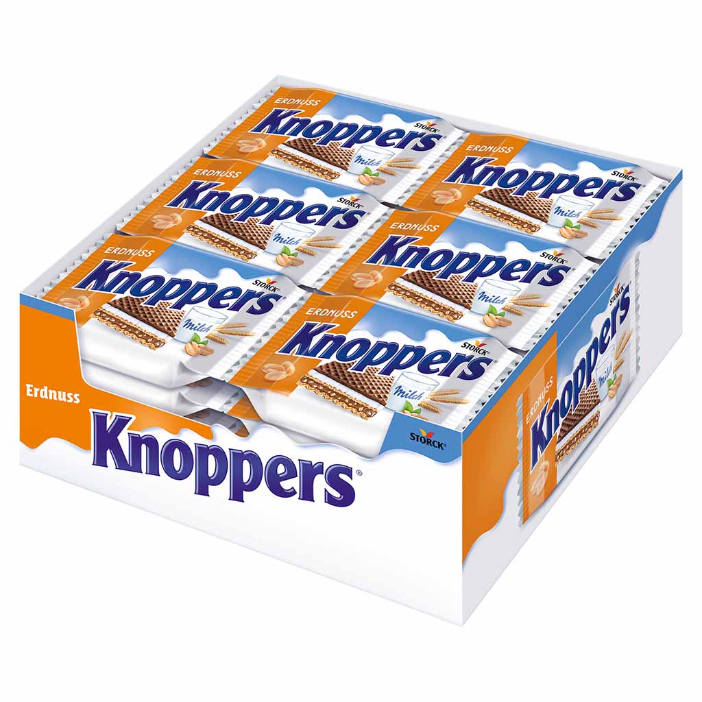 Knoppers Schnitte Erdnuss 24x25g   600g 
