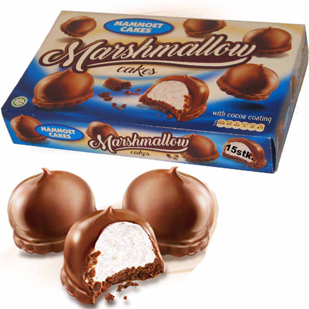 Mammoet Marshmallows Kakao Überzug 225g MHD:1.12.21
