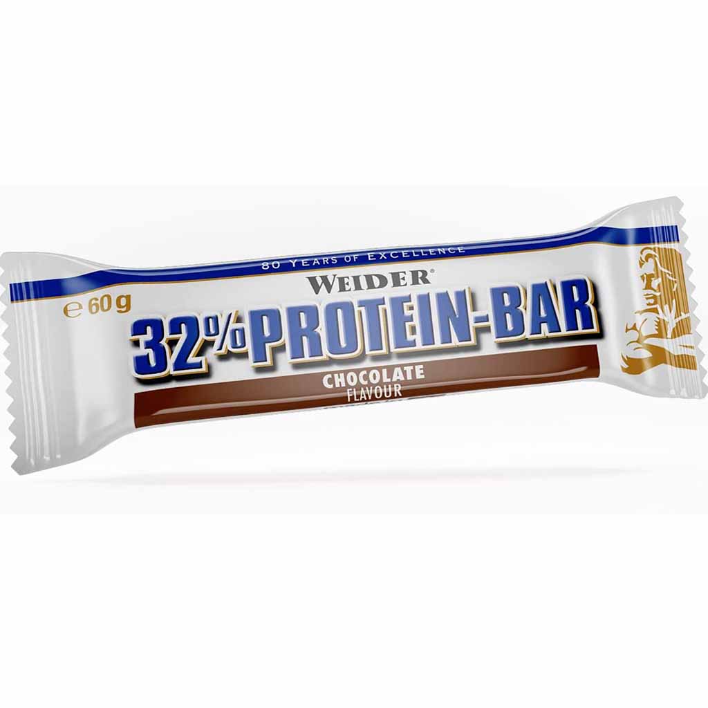 24x Weider 32% PROTEIN Riegel Schoko á 60g=1440g MHD:30.3.24