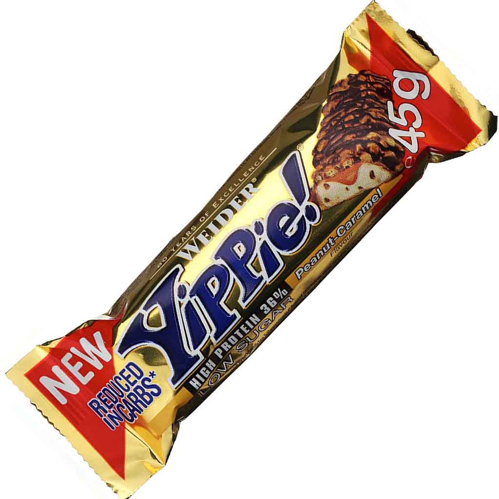 Yippie! Peanut-Caramel Protein Riegel 12x45g  540g