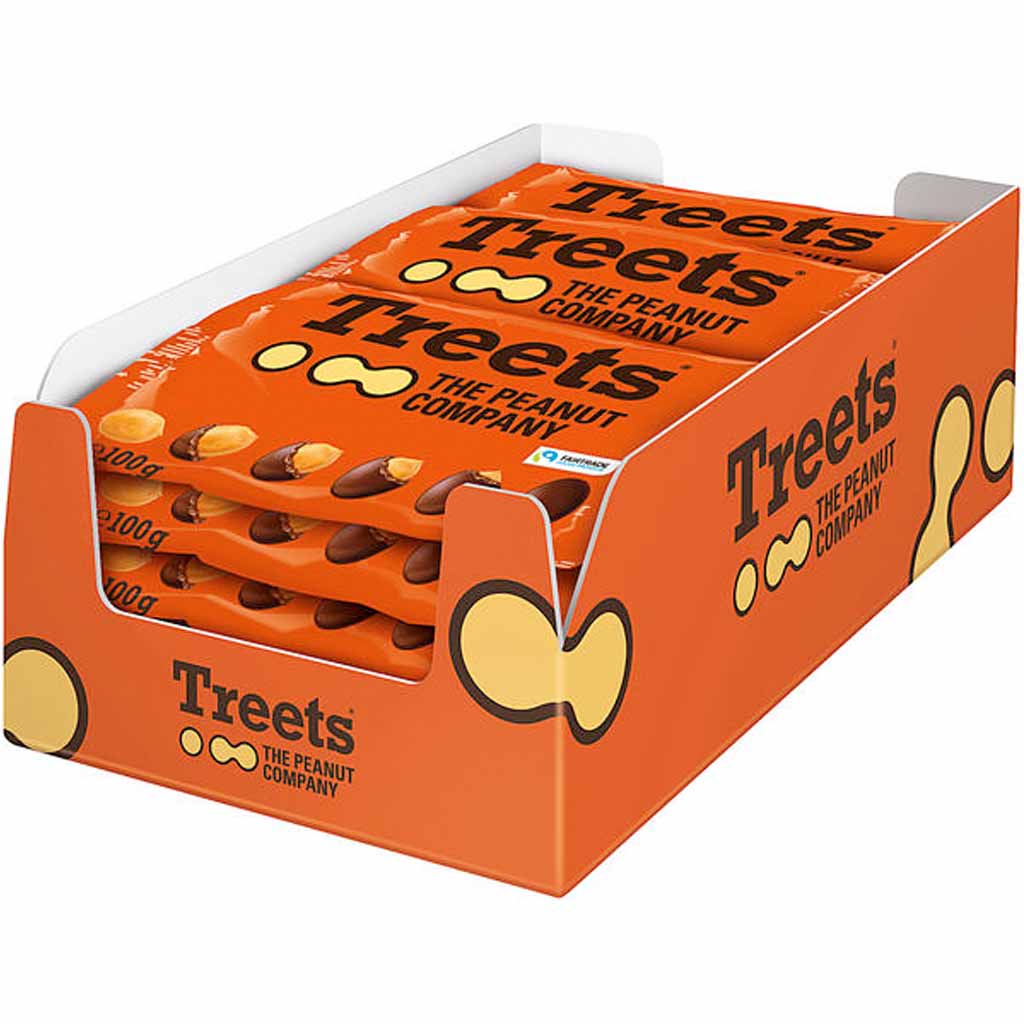 Treets - The Peanut Company Peanuts 16x100g=1600g MHD:7.5.25