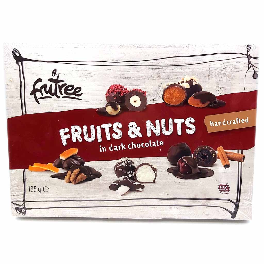 Fruits & Nuts in Dunkler Schokolade 135g MHD:2.7.20